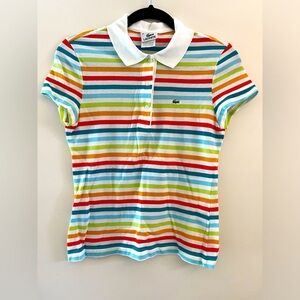 Lacoste Women's Striped Polo